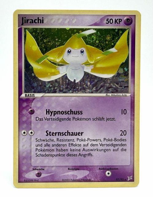 Pokémon | Jirachi | Holo | Box Topper | 97/95 | EX Team Magma vs Team Aqua | NM