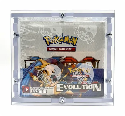 Pokémon | 2016 | XY Evolution | Booster Display | Deutsch | NEU&OVP | Acryl Box